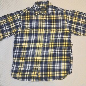 Men Redhead flannel Long sleeve button-up shirt